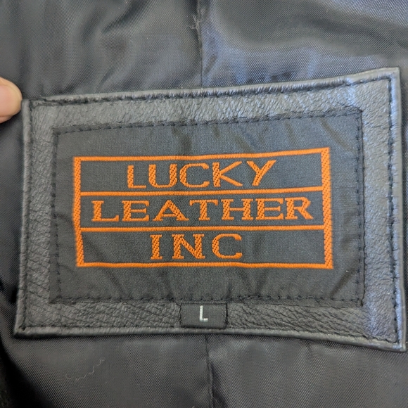 Lucky Leather Co. Men's Black Leather Jacket - Picture 7 of 11